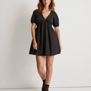 NWT Madewell Annamarie Denim Mini Dress